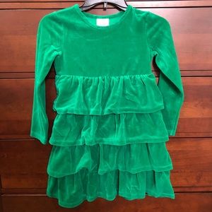 Green Velvet Hanna Andersson Holiday Dress